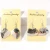 Import Fashion Handmade Water Drop Dangle Earrings Abalone Shell Heart Gems Silver Hook Dangle Earrings Pair from China