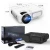 Import Fashion Home Theater Projector Mini Multi Function Portable HD Video Projector in Home Play Game Projector Black White Kids LED from China