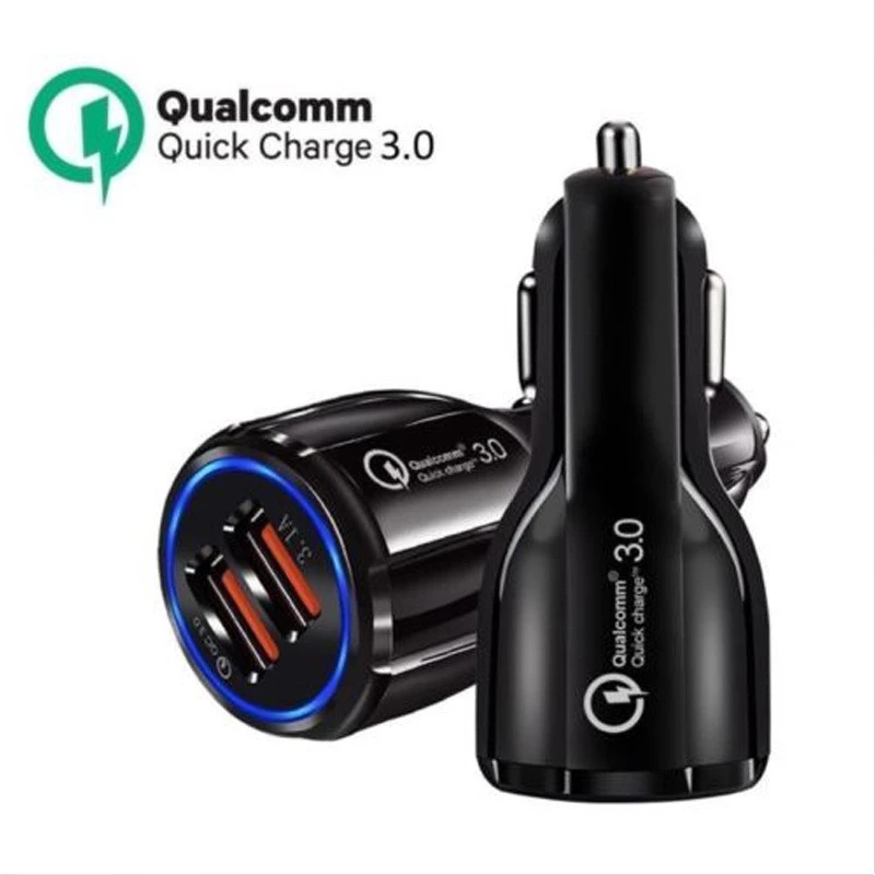 fast charging USB Car charger adapter with QC3.0 cigarette lighter chargers Car phone charger