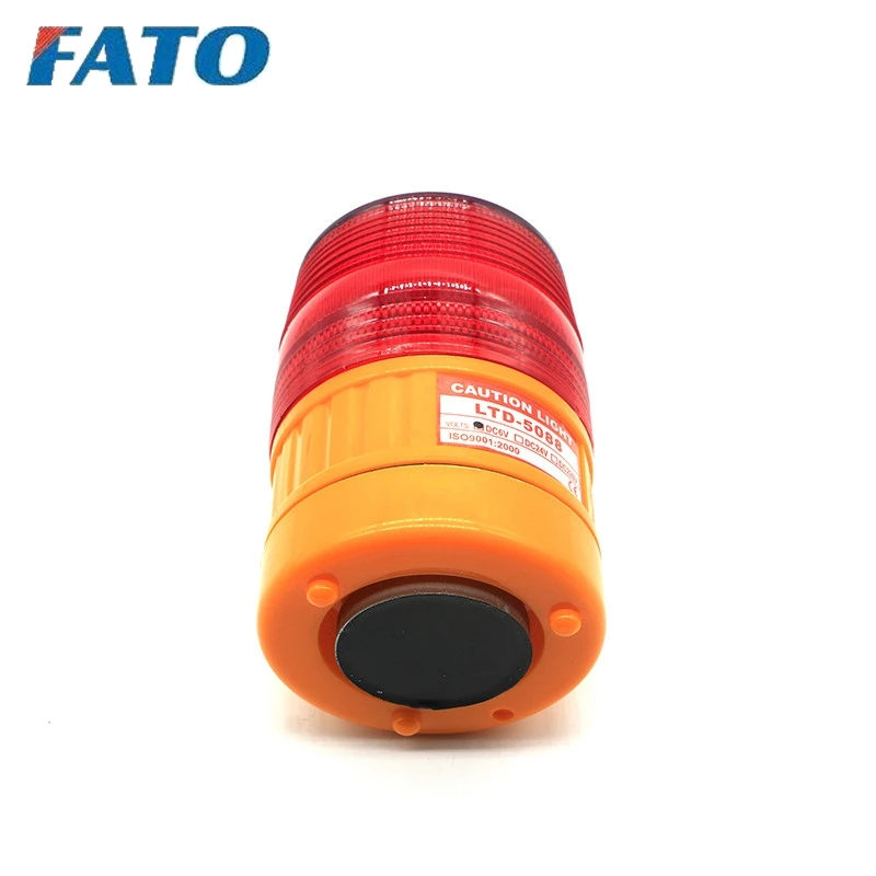 FATO LTD-5088 Solar  Warning Light , traffic flashing beacon Led Rotating Beacon Tower Dry Battery Car light