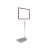Import Fee Standing Telescopic Standing A4 Sign Holder from China
