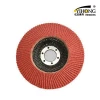 Fiberglass backing flap disc with imported ceramic grain for stainless steel