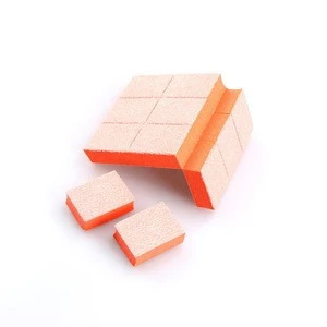 FL-A301 white/orange/violet customized colours disposable mini nail buffer block