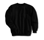 Fleece Sweatshirt in Cotton and Polyesters