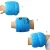 Floating Inflatable PVC Swimming Arm Rings Sleeves Swim Rings Floats Ring Arm Sleeves Kids Adults Custom Logo
