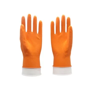 flocklined household rubber gloves household cleaning glove rubber kitchen glove long