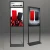 Import floor stand poster holder advertising display  a4 poster holder stand sign display holder from China