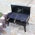 Import Foldable Barbecue Grill Wrought Iron Barbecue Outdoor Picnic Balcony Party Cooking Charcoal Portable Barbecue Grill from China