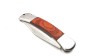 Folding blade stainless steel pocket knife with rosewood handle