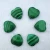 Import folk crafts green malachite love heart crystals stones for gift from China