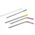 Import Food Grade Approved Color Coating Stainless Steel Straws reusable metal drinking straws from China