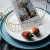Import Food Grade Pink White Blue Black Ceramic Dinner Plate Multicolor Pizza Plates from China