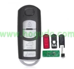 For Mazda Smart Remote Key 4 Button fob FSK 315Mhz PCF7953P 49 Chip  315MHz FSK PCF7953P / HITAG PRO / 49 CHIP FCCID:WAZSKE13D02