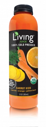 Fresh Carrot Kick Juice Certified Organic Fruits Maximize The Availability Of Nutrients No Water Or Sugar Added