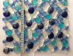 FSMT-614 Glass Mosaic Tiles For Swimming Pool