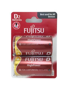 Fujitsu D / LR20 Universal Range of Alkaline D size Batteries Pack of 2