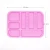Full Medical Plastic Dental Instruments Tray Split Segregated Places Trays Autoclavable