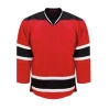 Full Plain Jersey Ice Hockey Uniform Wear Custom Logo Printing men ice hockey jersey