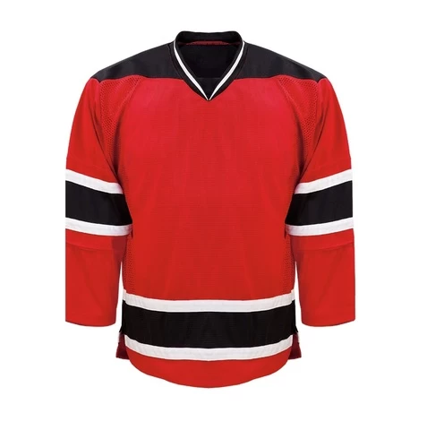 Full Plain Jersey Ice Hockey Uniform Wear Custom Logo Printing men ice hockey jersey