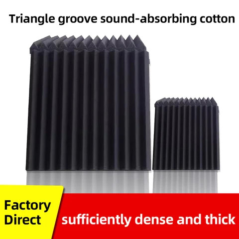 Gallery Detail: Buy Funas Black Thick Acoustic Foam Panels Sound Absorbing Tiles