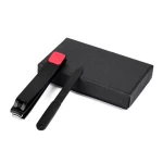 FYD Sharp-edged 2 Pcs Stainless Steel Travel Manicure Set For Men