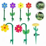 Garden plastic flower water tools irrigation sprinkler, garden watering dancing flower sprinkler, garden sprinkler