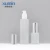 Import glass cosmetic pump bottle 30g 50g 30ml 100ml 120ml frosted glass bottle with silvery lid from China