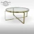 Import Glass top coffee table modern home furniture stainless steel legs tea center coffee table from China
