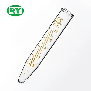 Glassware Test tube conical centrifuge tube with or without stopper