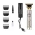 Import Gold Cordless Rechargeable Professional Men Hair Clippers Trimmer hair meteal Low nosie Barber Hair Trimmer new BOOGUHM from China