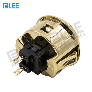 Buy Gold Rectangular Push Button Switches Arcade Buttons Micro Switch ...