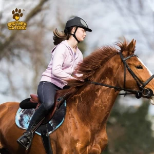 Gold supplier lowest MOQ ODM and OEM horse saddle mat equine equestrian products Top Quality Winter Horse Saddle Pad