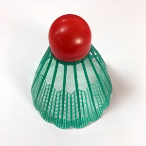 Good quality custom plastic badminton feather shuttlecock training