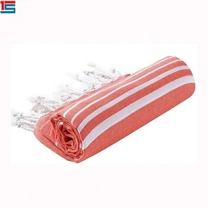 Good Quality Thick Customized Turkish Towels With Fringe