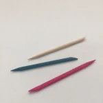 Good sharp Orange Wooden Cuticle Pusher nail sticks