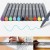 Import Great price 36 colors dual tip brush fineliner color pen for drawing Assorted color paint non toxic safe fineliner marker pen from China