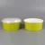 Green Color Disposable Food Grade Raw Paper with Single Side PLA Coating Paper Salad Bowls For Salad Rice Chicken