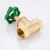 Import Green Valves Cost-effective 1/2inch to 6inch brass gate valve with Femanl thread and green handwheel from China