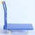 Import Grocery unloading four wheels moving metal flat trolley hand cart from China