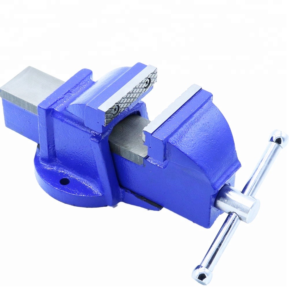 GT-V004 Heavy Duty Type Bench Vise Fixed Base Without Anvil