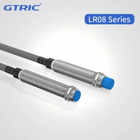 GTRIC m8 series proximity switch 1mm distance flush 3-wires  PNP  NO NC metal   inductive  proximity sensor with CE