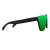 Import Guangzhou Factory One Piece Big Green Lens Polarized UV400 Protective Sun Shade Glasses Mens Sunglasses Eyewear from China