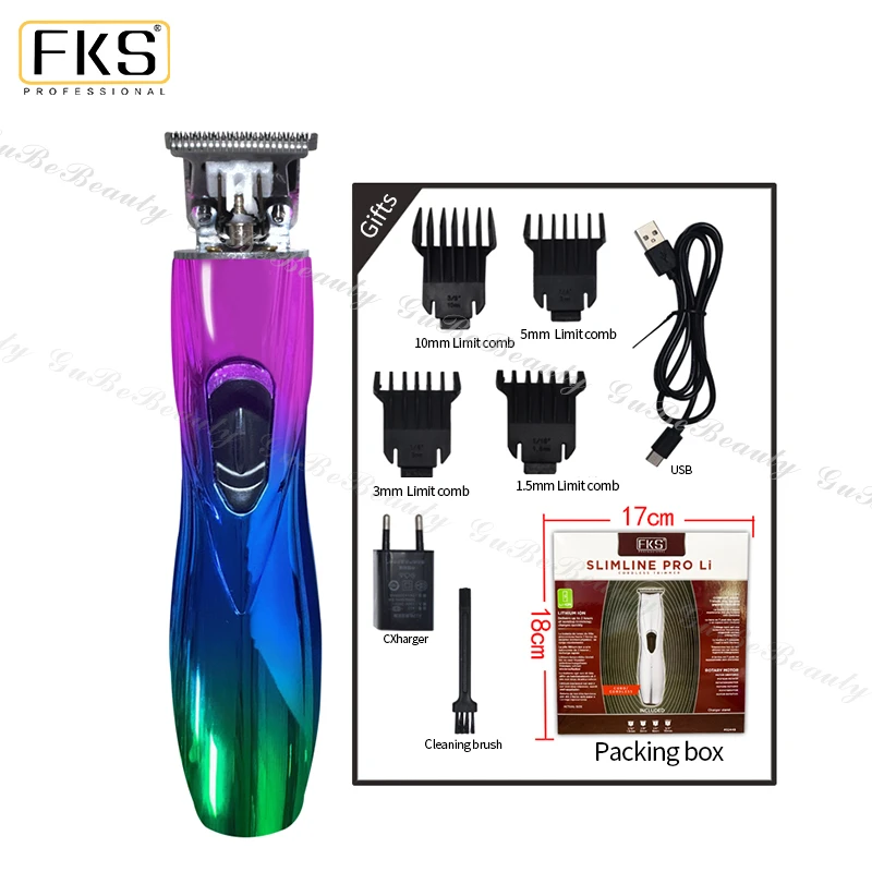 Gubebeauty salon hair trimmer narrow cutting head colorful electric baby hair trimmer for homeuse DIY hairstyle with FCC&CE