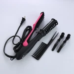 Hair Straightener Comb Quick Curling Curler Show Heat Styling Ionic Beauty Hair Styling Tool