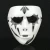 Import Halloween masquerade hand drawn white mask from China