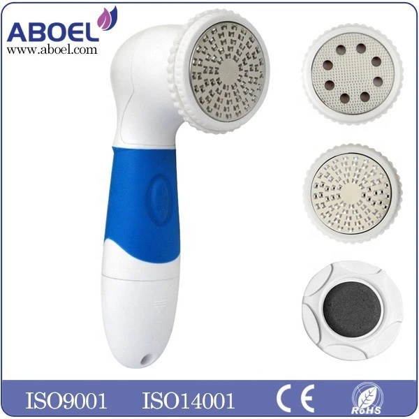 Hand held electric unit for deep scrubbing and polishing Beauty Device foot care callus remover