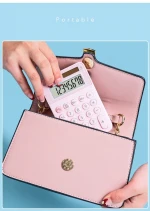 Handheld Calculator Candy color, 12x7.8x1.9 cm portable calculator