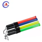 Handheld Police LED Rechargeable Traffic Safety Flashlight Marshalling Wand Baton