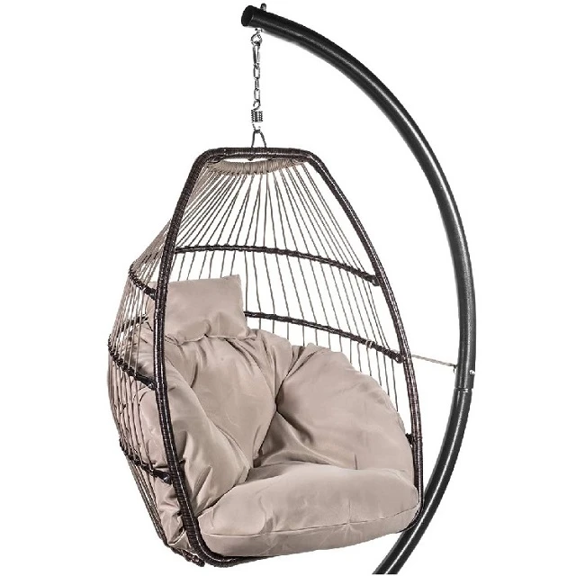 Hanging egg chair outdoor furniture hammock swing chair stand outdoor hanging basket chair patio swing amaca ad uovo