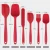 Import Heat Resistant Kitchen Rubber Spatulas Set 6 Pieces Non Stick Cooking Baking Tools Silicone Spatula Set from China